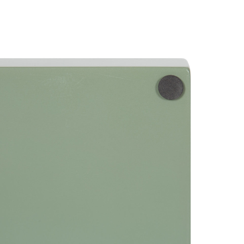 Lipton Decorative Wood Tray With Metal Handles, Green, 16.5"x12.25"