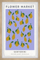 "Santorini Lemons" Framed Painting Print, 12x18