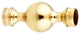 Brass Ball Joint Fiting 1.5" Bar Rail Connector |