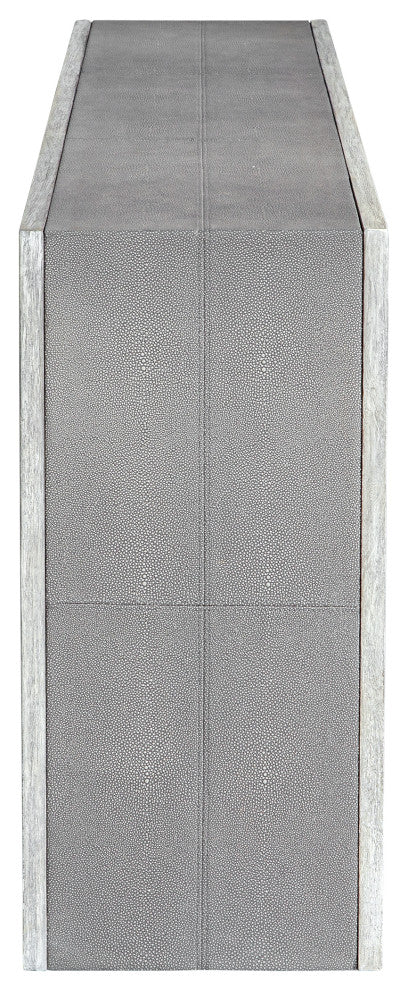 Uttermost Aerina Aged Gray Console table