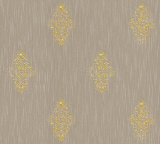 Luxury, A High Quality Ensemble Brown Wallpaper Roll, Traditional Wall Decor