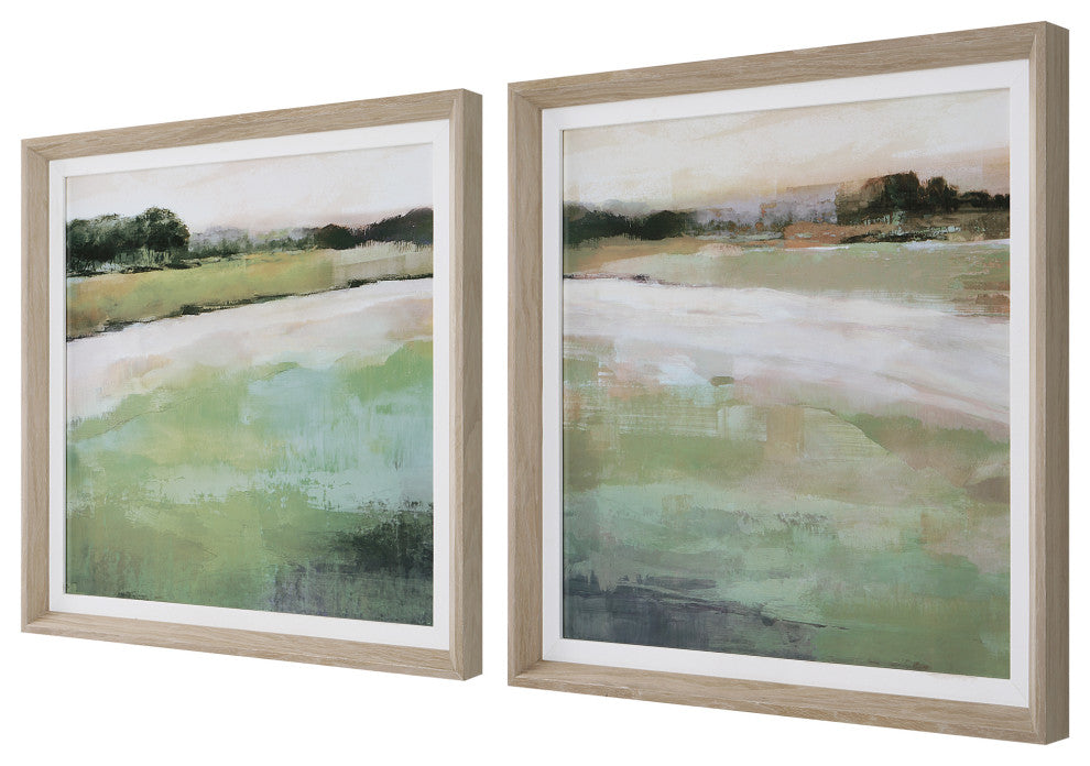 Uttermost Vivid Vista Framed Prints, Set of 2