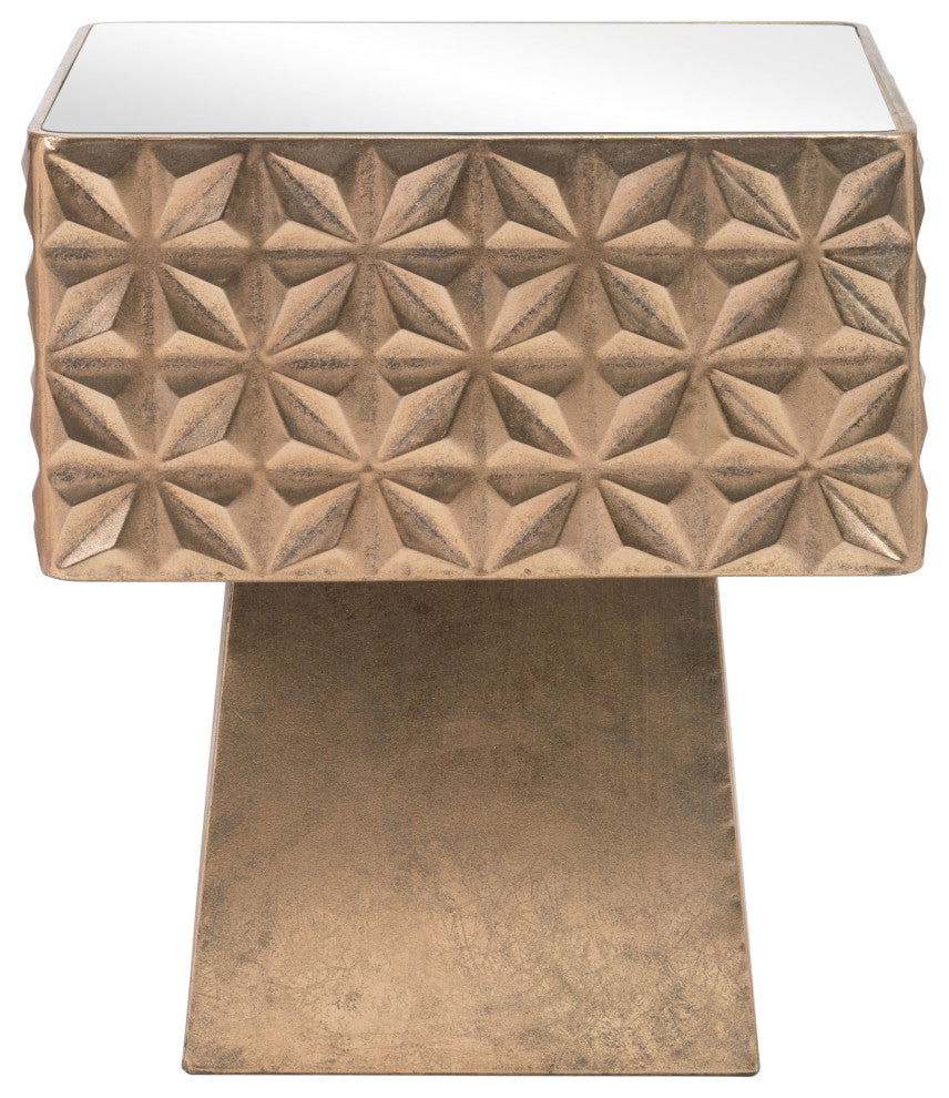 Mayan Side Table Gold