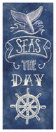 "Seas the Day" Digital Paper Print by Mary Urban, 32"x77"