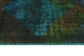 Vintage Rainbow-Dye Martyn Orange/Purple Runner, 3'3 x 6'8