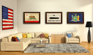 Revolution Come And Take It Military Textured Flag Print, 15"X21"