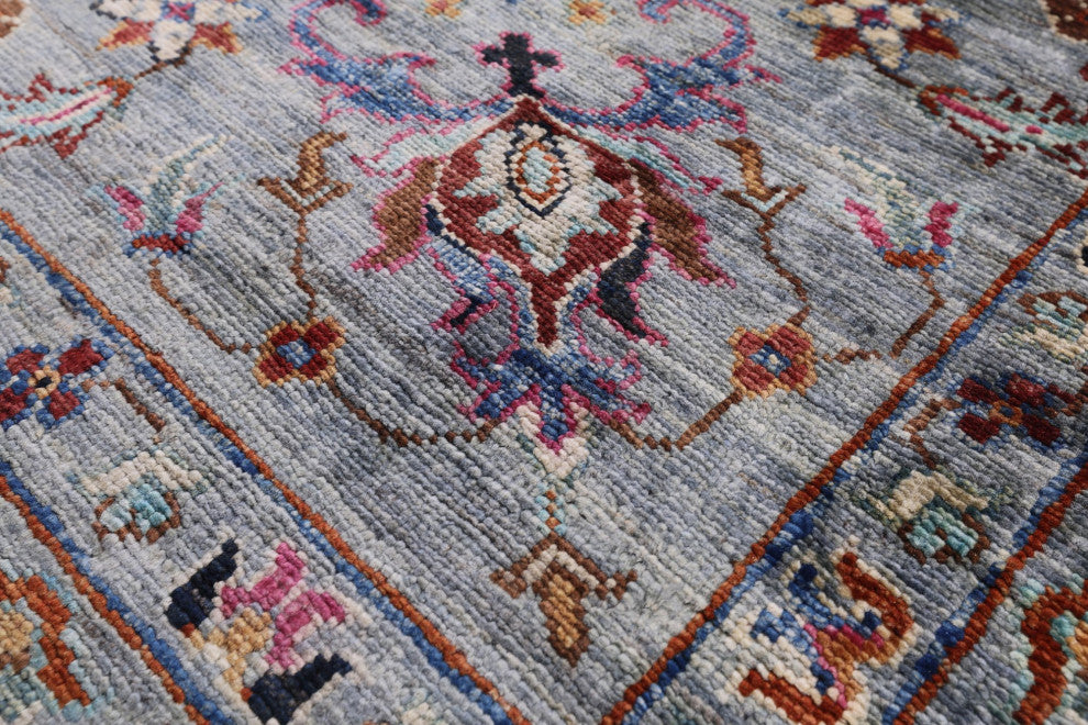 8' 0" X 10' 0" Persian Tabriz Hand Knotted Wool Rug - Q12464