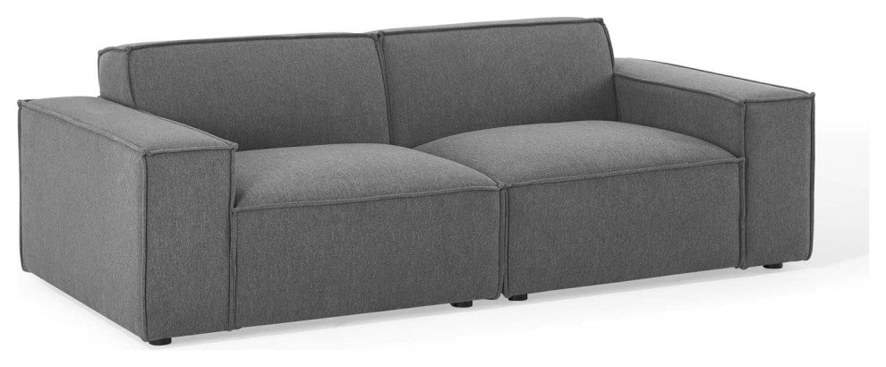 Restore 2-Piece Sectional Sofa - Charcoal