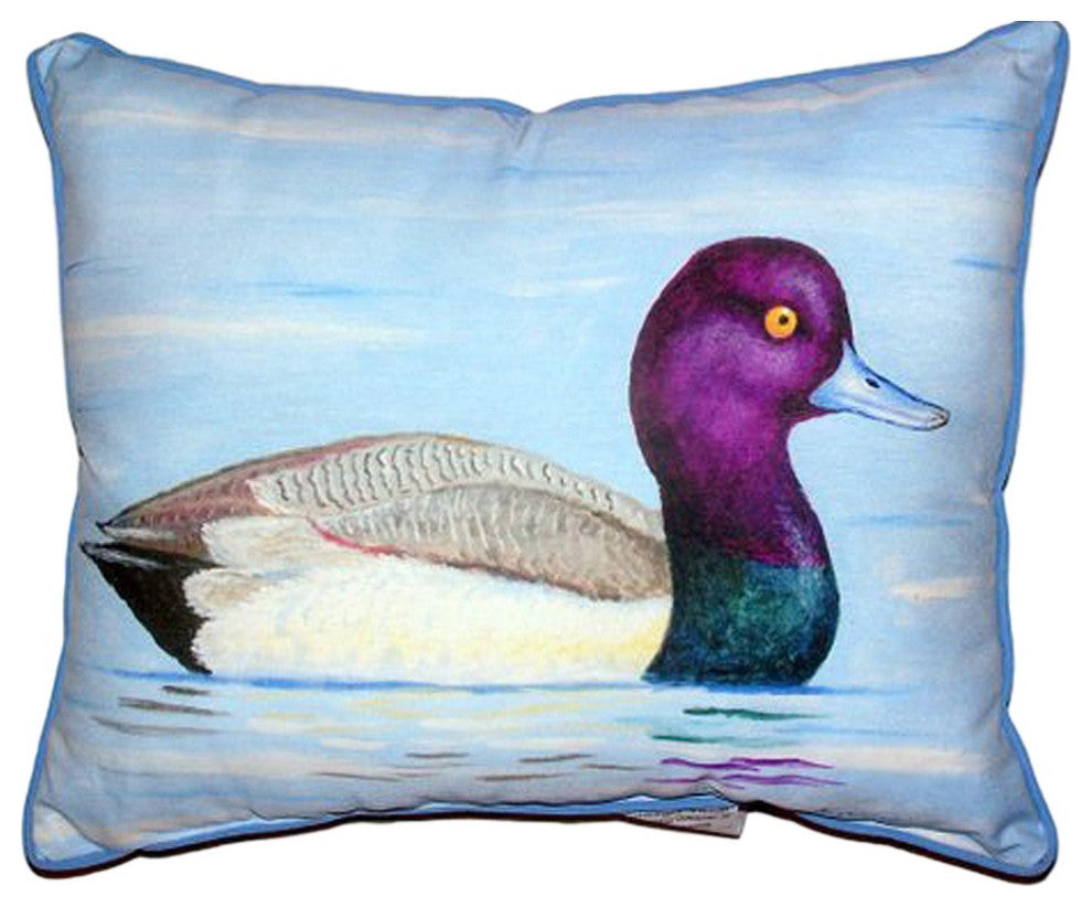Lesser Scaup Large Indoor/Outdoor Pillow 16x20