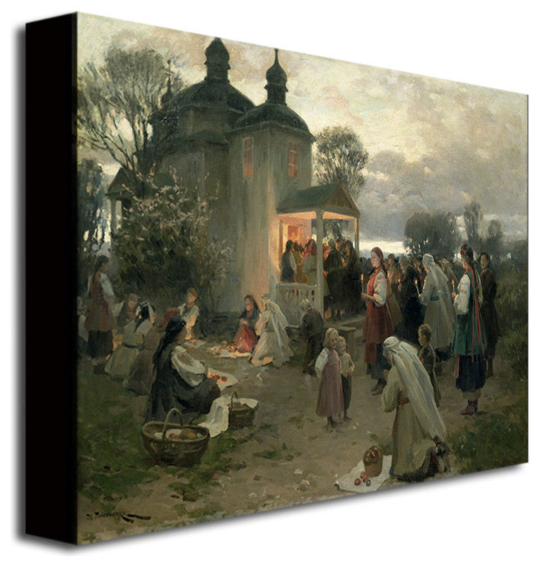 'Easter Matins' Canvas Art by Nikolai Pimoneko