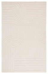 Safavieh Mykonos Collection MKN404 Rug, Ivory, 4'x6'