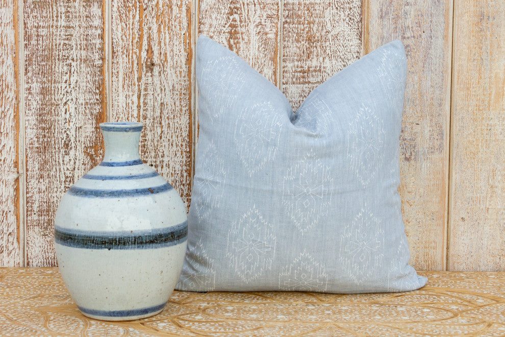 Chimalli Aztec Block Print Pillow