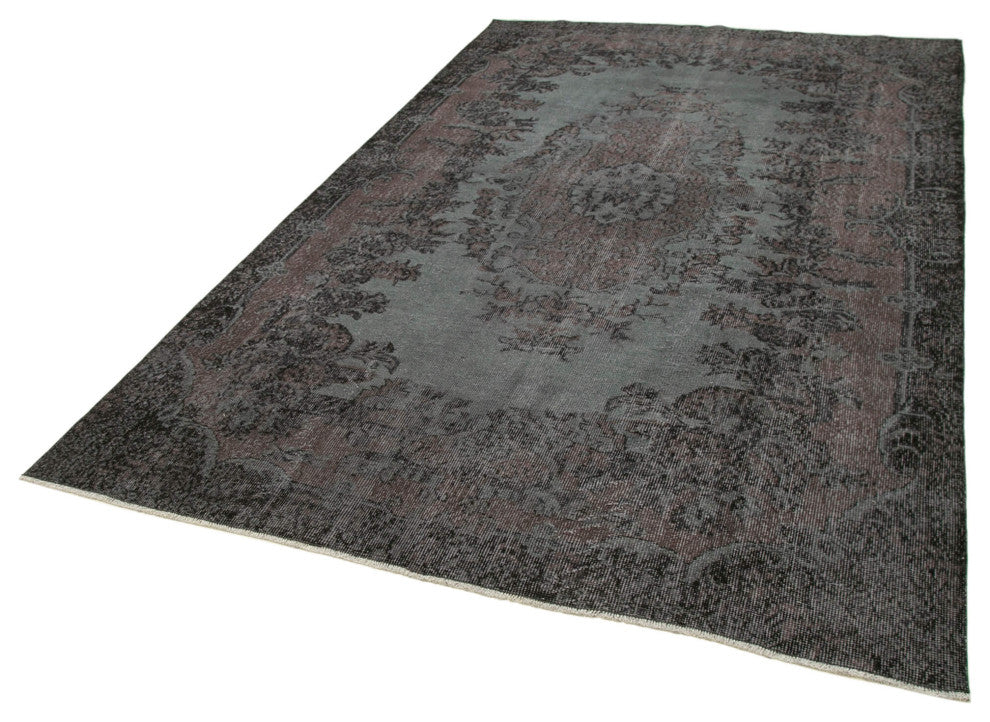 Rug N Carpet - Handmade Turkish 6' 2" x 10' 4" Colorful Overdyed Area Rug