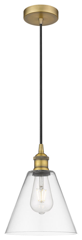 Innovations 616-1P-BB-GBC-82-LED 1-Light Mini Pendant, Brushed Brass