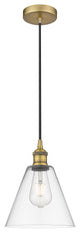 Innovations 616-1P-BB-GBC-82-LED 1-Light Mini Pendant, Brushed Brass