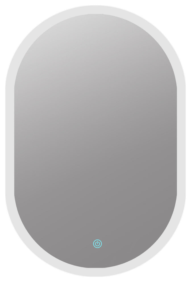 Oval Frameless Dimmable Wall Mounted LED Bathroom Vanity Mirror