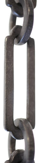 RCH Hardware Brass Rectangle Chandelier Chain, 3', Oil Bronzed Black, W40