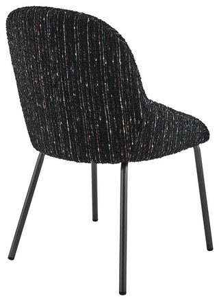 Katrisa Fabric Dining Side Chair,, Set of 2, Zenith Black