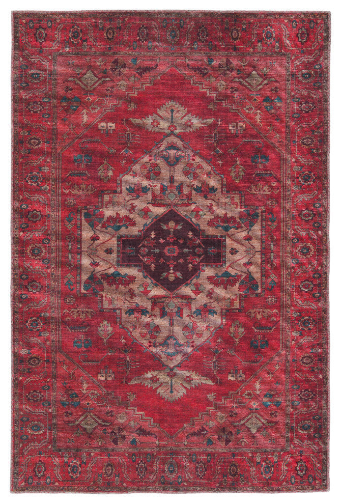 Vibe by Jaipur Living Monroe Medallion Red/ Brown Area Rug 7'10"X10'
