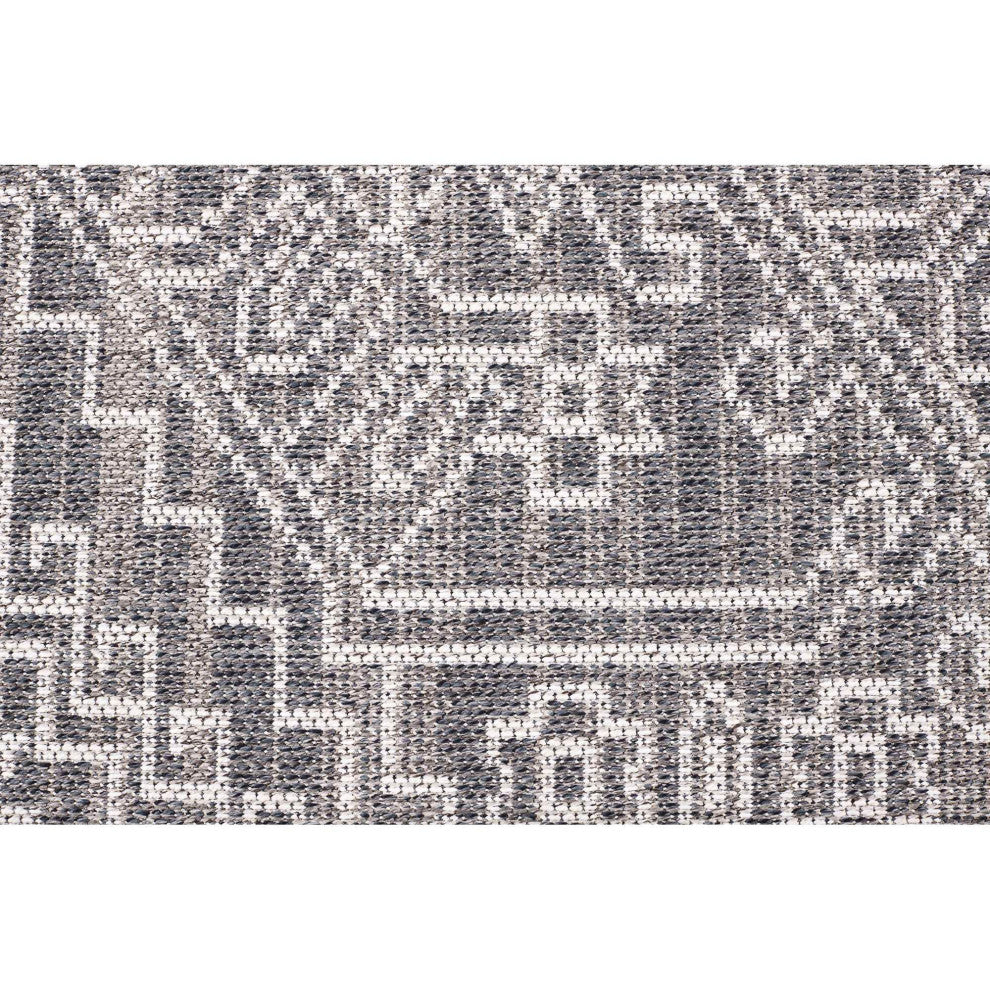 Pavilion Tribal Area Rug, Gray, 2'x3'