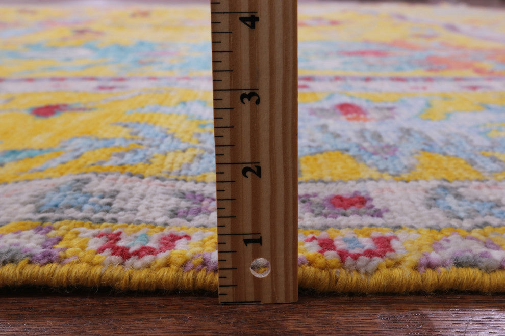 10' Square Turkish Oushak Hand-Knotted Wool Rug - Q13274