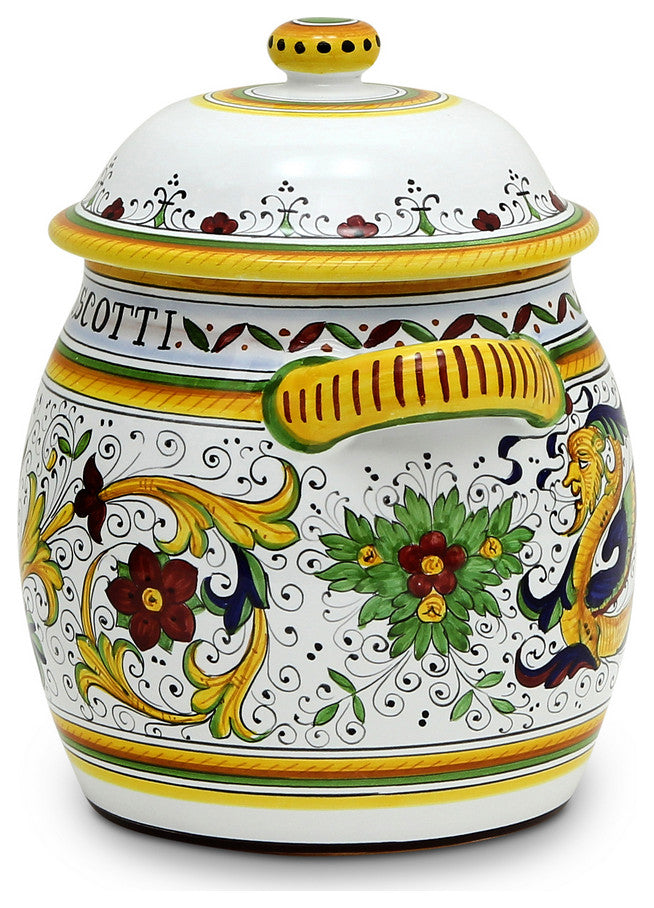Raffaellesco, Traditional Deruta Biscotti Jar