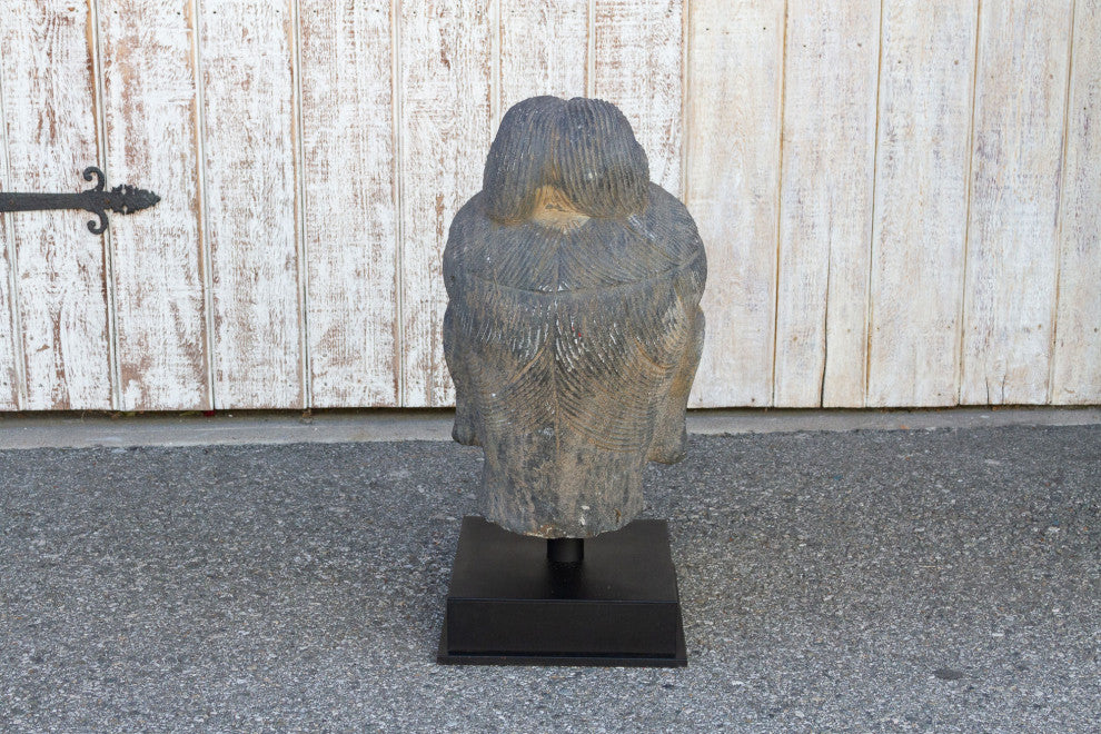 Original Carved Stone Buddha Head