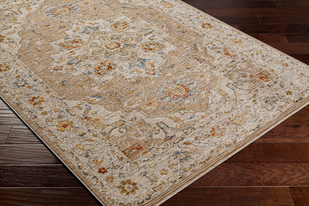 Reina REN-2305 Tan Multi Machine Woven 9' x 12'2" Rug