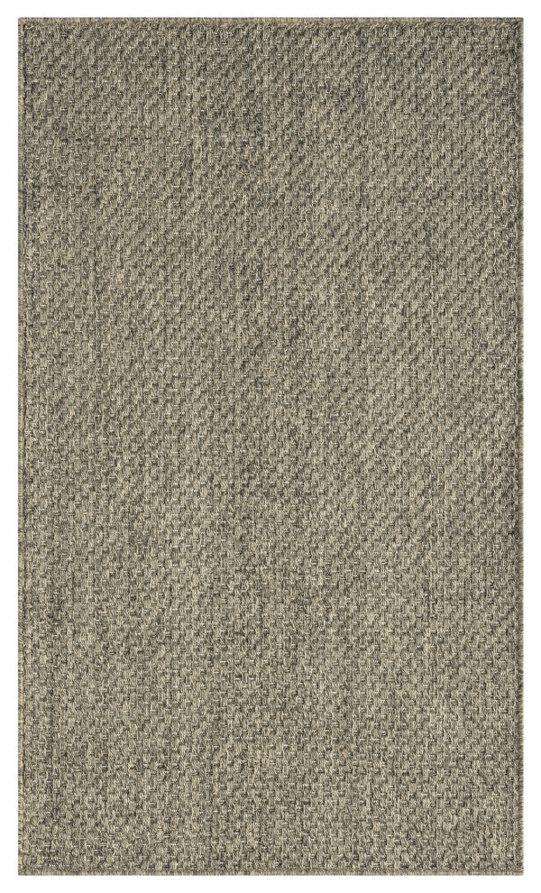 Nourison Tulum 3' x 5' Olive Outdoor Rug