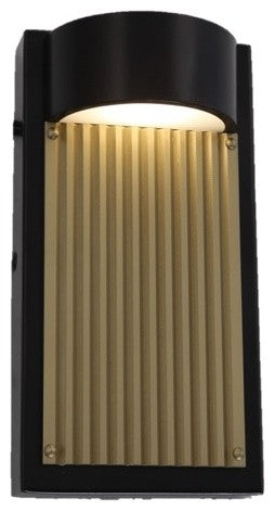Las Cruces Outdoor Wall Sconce, Bronze, Small