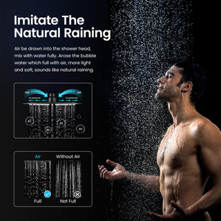 Circular 12" Metal Ultra Thin Profile Rain Shower Head 1.75 GPM, Matte Black
