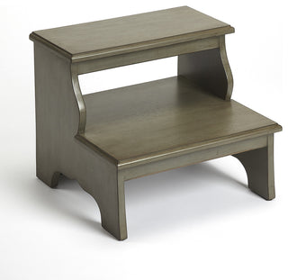 Butler Melrose Silver Satin Step Stool
