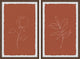 Roses and Leaves Diptych, 2-Piece Set, 16x24 Panels