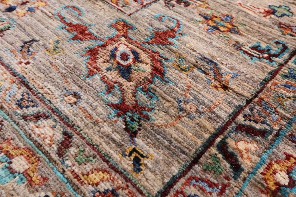Persian Tabriz Handmade Wool Rug 5' 9" X 7' 8" - Q12367