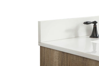 Home Living 22" Modern Natural Oak-Light Bathroom Vanity