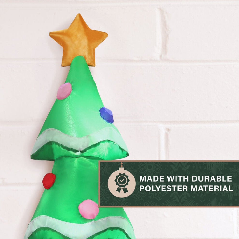 2 ft Tall Prelit Tabletop Xmas Tree Inflatable