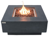 Manhattan 36" Concrete Fire Table (Liquid Propane) / Dark Grey