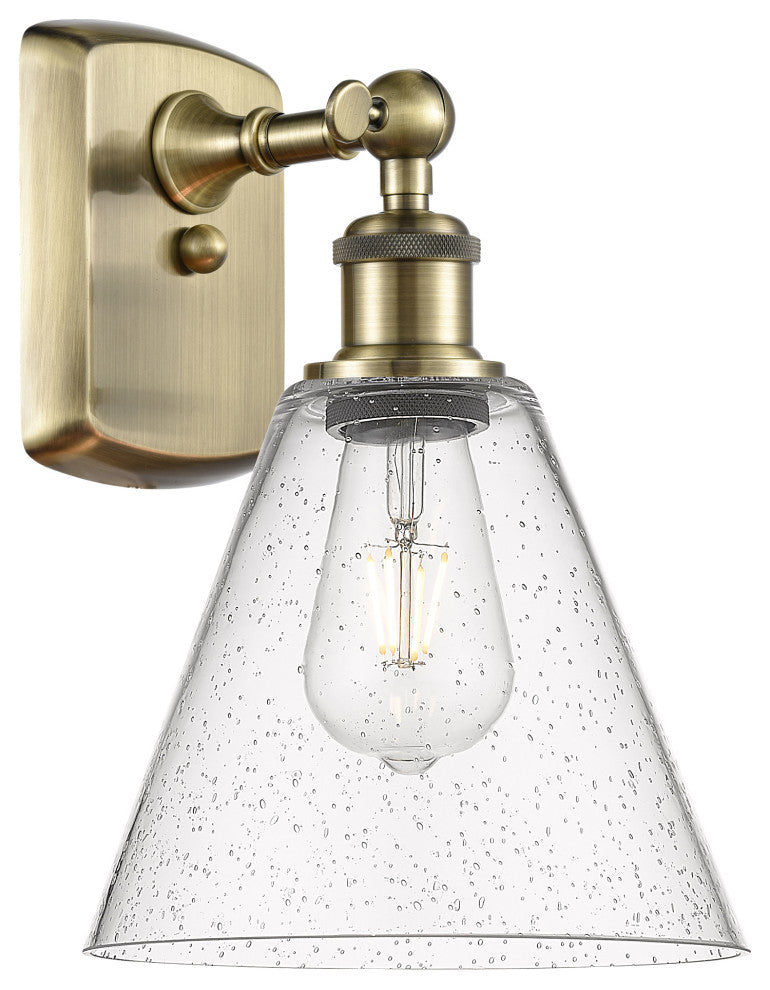 Innovations 516-1W-AB-GBC-84 1-Light Sconce, Antique Brass