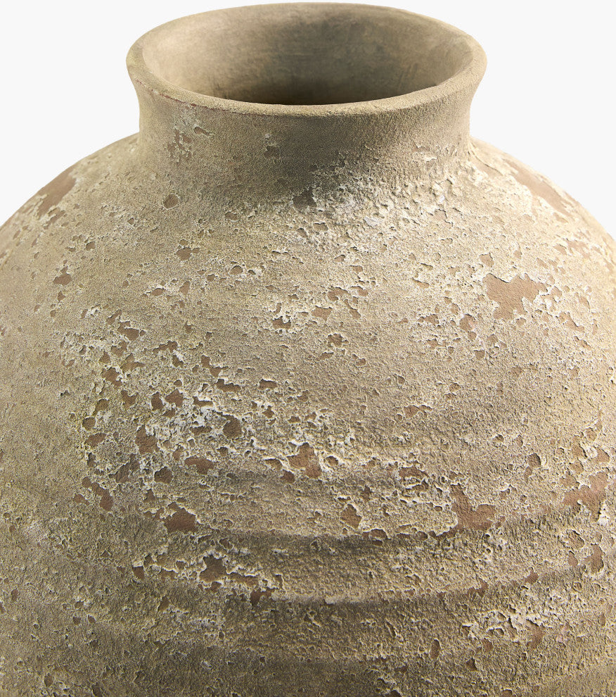 Galey Alix x Livabliss Hartnett GAHR-001 Vase, Rust, 17"H x 13"W x 13"D