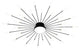 Willisau | Luxury LED Sun Ceiling Light, Gold, 18 Heads
