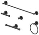 Jacuzzi SA50 Aperto 5 Piece Bathroom Package - Matte Black