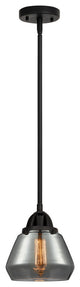 Fulton Mini Pendant, Matte Black, Plated Smoke, Plated Smoke