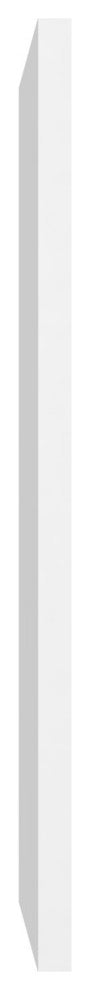 Vertical Surface Mount PVC Gable Vent, Non-Functional, 38Wx20H