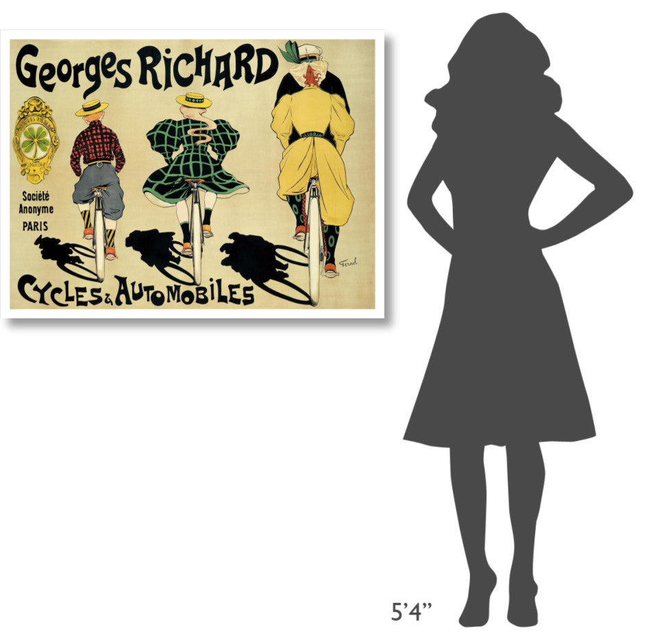 "Georges Richard" Digital Paper Print by Fernand Fernel, 42"x32"