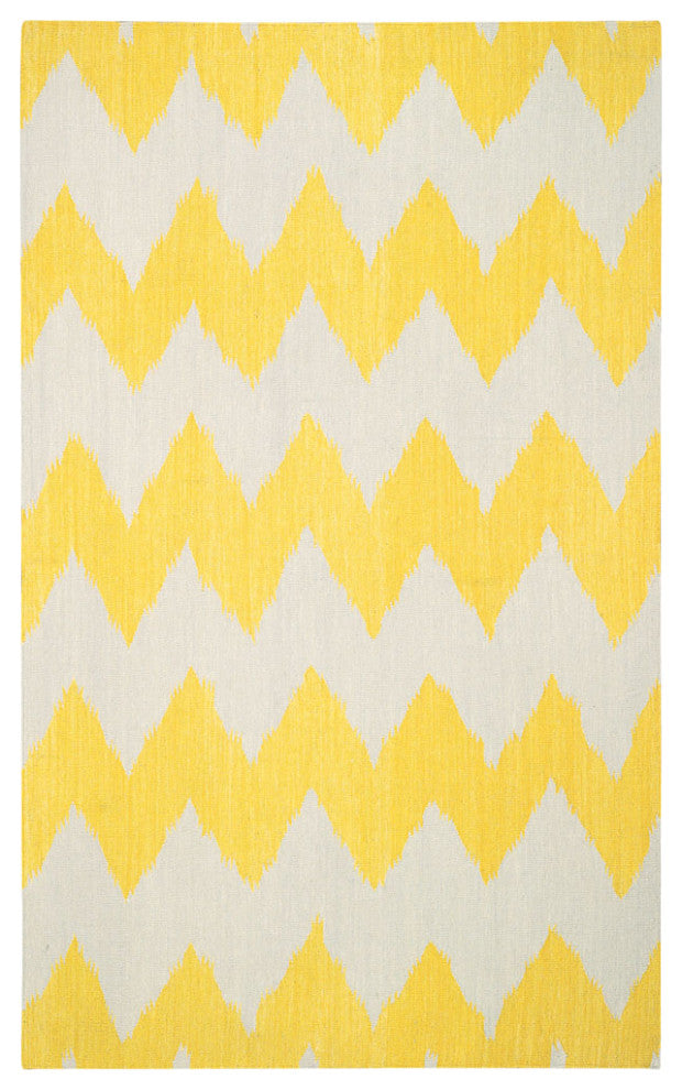 Capel Genevieve Gorder Insignia Yellow 3626_100 Flat Woven Rugs - 7' X 9' Rectan