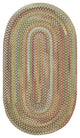 Kill Devil Hill Braided Oval Rug, Dusty Multi, 9'2"x13'2"
