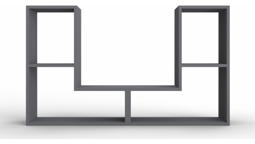 ANALI Modular Bookcase, Grey
