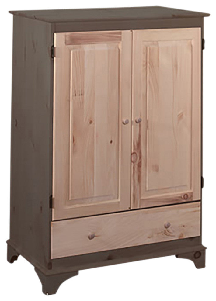 Video Cabinet Unfinished Pine Hadley Cabinet |