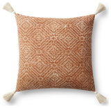Loloi P0621 Orange 13" x 21" Cover w/Poly Pillow