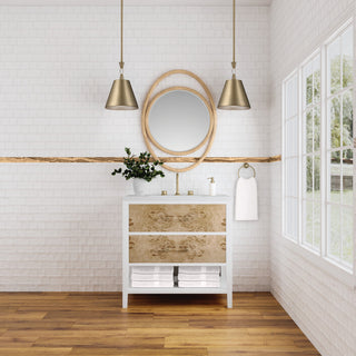 Esca 28" Mirror, Natural